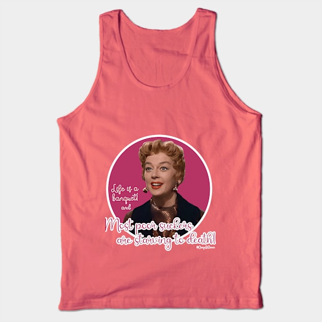 Auntie Mame Tank Top by Camp.o.rama